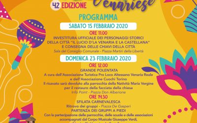CARNEVALE VENARIESE, 42° edizione. 15 e 23 febbraio 2020