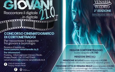 Torna Venaria in Corto: giovani e tecnologia al centro.